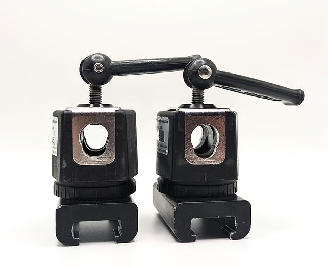 Used Smith & Nephew Lateral Rail Clamps 72200643 (2) 0.375" x 1.125" (1 cm x 2.9 cm)