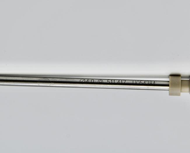 Used Synthes 511.417 4.0mm 3-Flute Drill Bit, Brad Point, 150mm