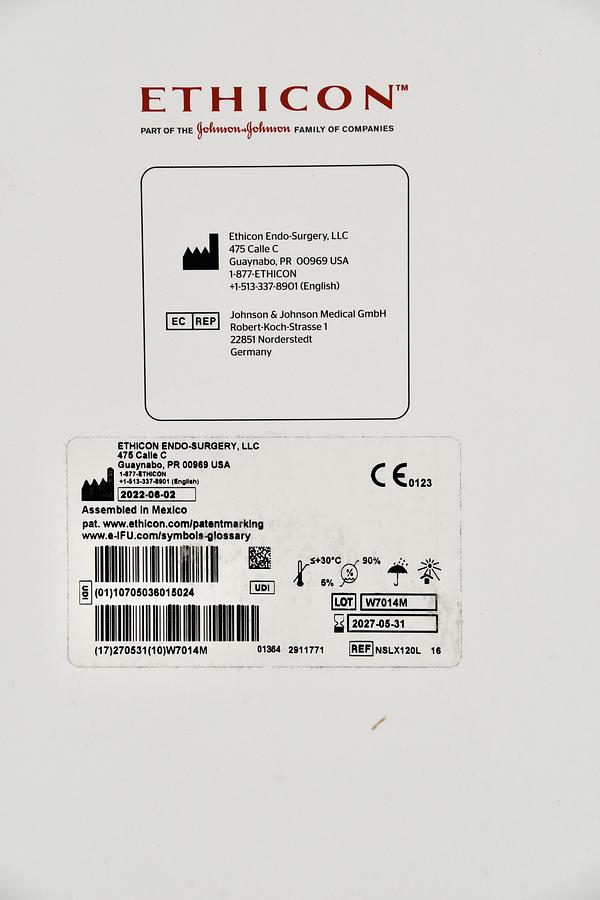 NSLX120L – Ethicon Enseal X1 Curved Tip Tissue Sealer Large Jaw 13.0mm X 20.0cm