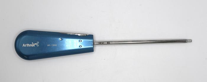 Used rthrex AR-1896 PinLock II Cannulated Screwdriver 3.5 mm Hex 5.5 mm x 14 cm WL