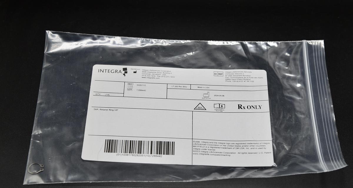 INTEGRA MAYFIELD SGS110 Retainer Ring 3/8"