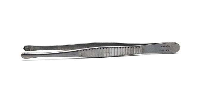 Used V. Mueller SU2450 Russian Tissue Forceps 6 inch.