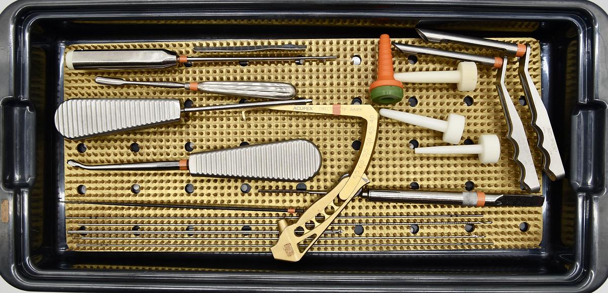 Used ACUFEX Pro Trac Endoscopic ACL Drill Guide System Knee Arthroscopy ProTrac Set