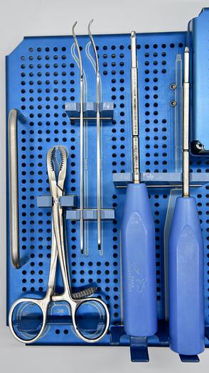 Used BIOMET Distal Radius System Orthopedic Hand Innovations Set (TOP TRAY ONLY)