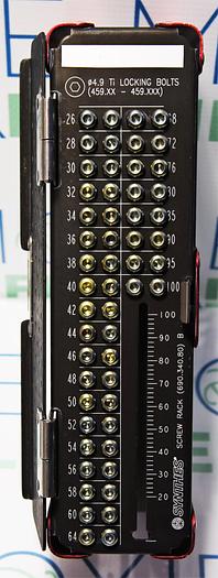 Used TITANIUM TROCHANTERIC FIXATION NAIL LOCKING SET