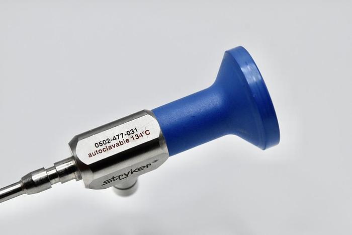 Used Stryker 502-477-031, 4mm 30 Degree Autoclavable Arthroscope