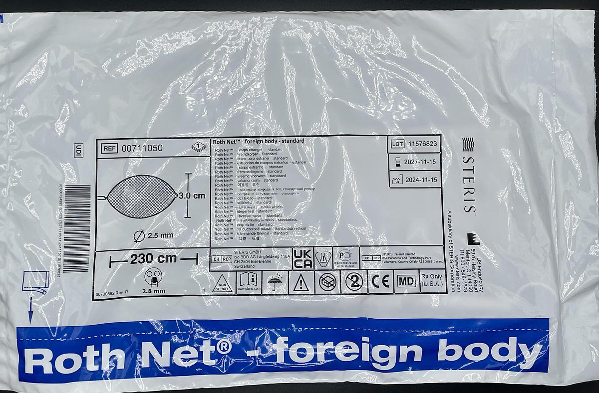 Steris 00711050 Roth Net Foreign Body Retriever Standard 230cm