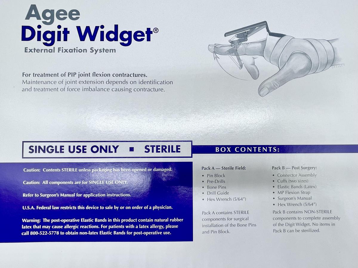 Hand Biomechanics Lab DWD-232 Agee Digit Widget External Fixation System
