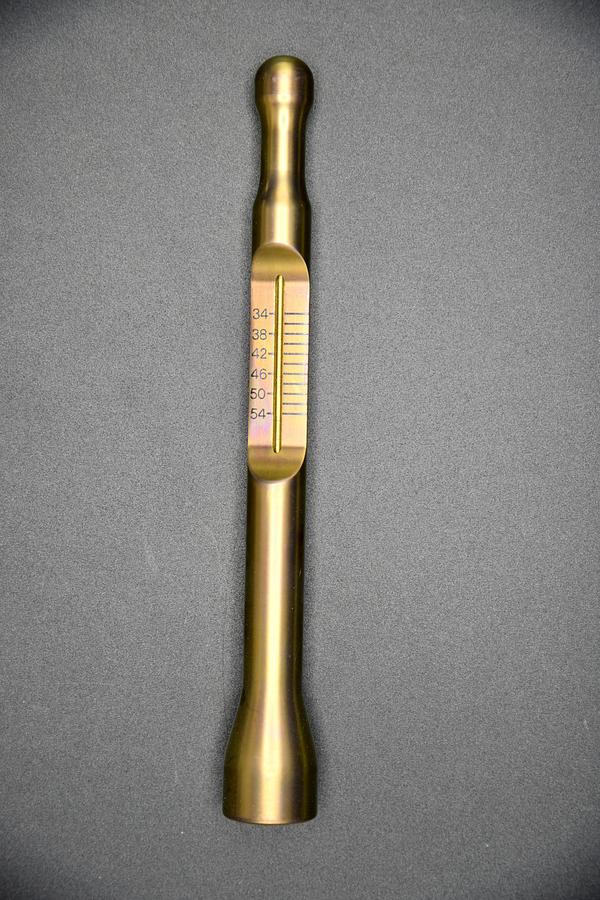 Used SYNTHES 358.698 SPIRAL BLADE MEASURING DEVICE FOR TI SOLID HUMERAL NAILS