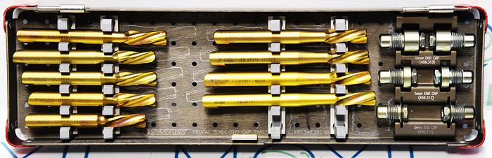 Used TITANIUM TROCHANTERIC FIXATION NAIL LOCKING SET