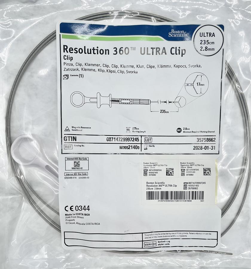 Boston Scientific M00521400 Resolution 360 ULTRA Clip 235cm x 2.8mm