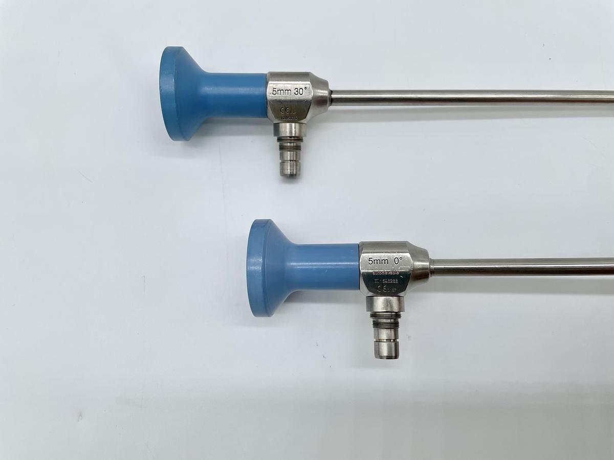 Used Stryker 502-539-010 and 502-539-030 Autoclavable Ideal Eyes Laparoscope