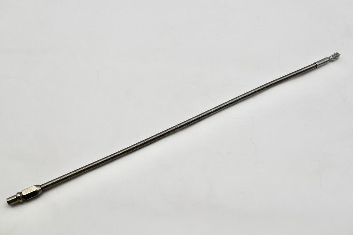 Used Synthes 351.33 Flexible Shaft With 9.0 mm Front Cutting Reamer, 440 mm