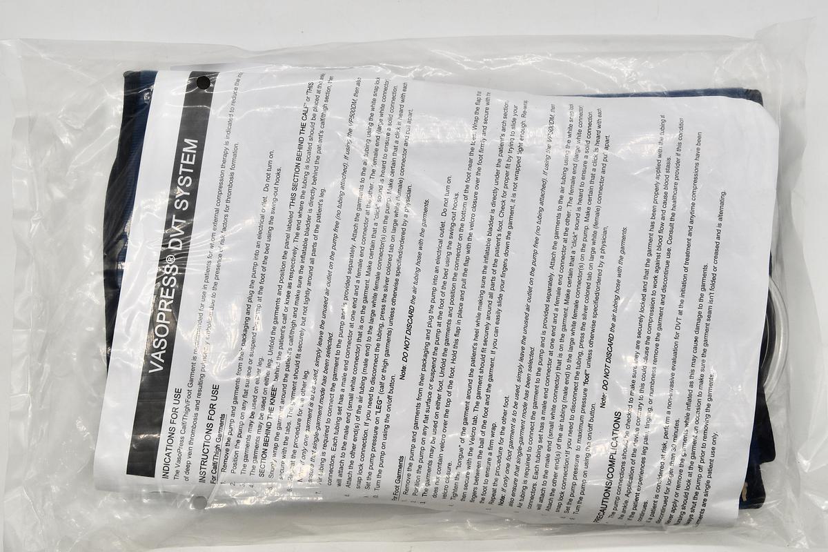 Zimmer 2493 VasoPress DVT Prophylaxis System Calf, Medium