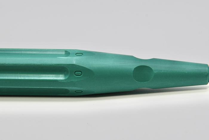 Used PHANTOM TSI LS-0145 Reverse Curette, 0 Head, 135 Deg, 142 MM Wrk/length, 346 MM, Green