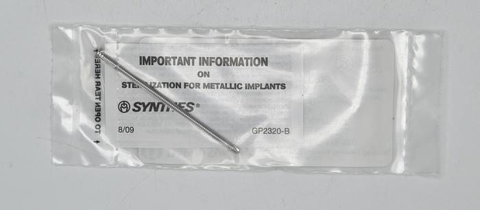 SYNTHES 02.118.560 2.7MM METAPHYSEAL SCR SLF-TPNG W/T8 STRDRV RECESS 60MM
