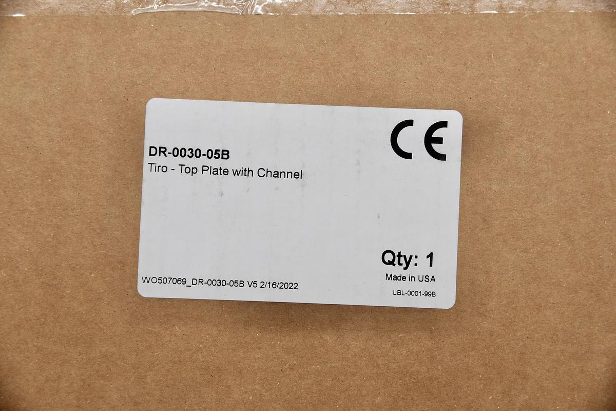 Dräger Tiro Top Plate with 10" / 25.4 cm Channel, Reference DR-0030-05B, New