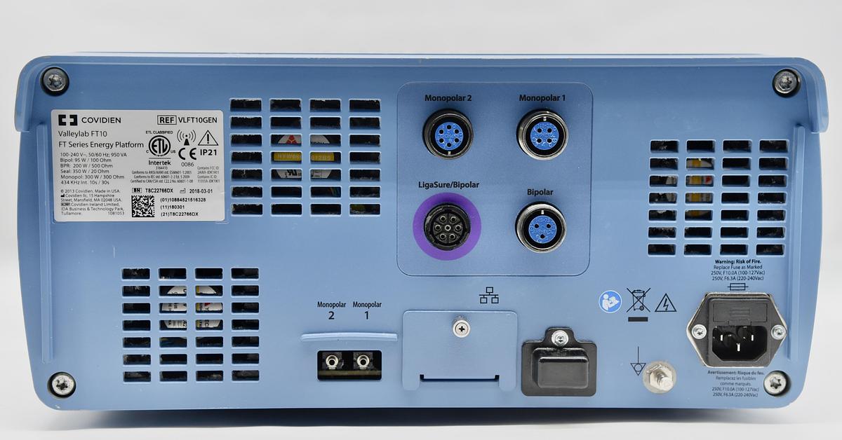 Used Covidien Valleylab FT10 Electrosurgical Unit, Refurbished