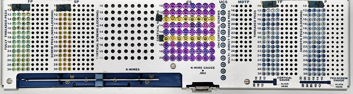 Used Biomet Orthopedic Hand Innovations Distal Radius System Set