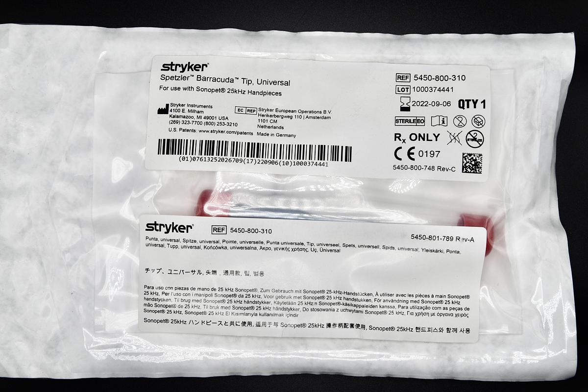 Stryker 5450-800-310 Spetzler Barracuda Tip, Universal (X)