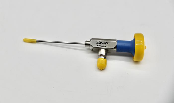 Used Stryker 502-123-030 IDEAL EYES™ HD Autoclavable Arthroscope 2.3 mm 30º, Eyepiece, J-Lock, 72 mm,