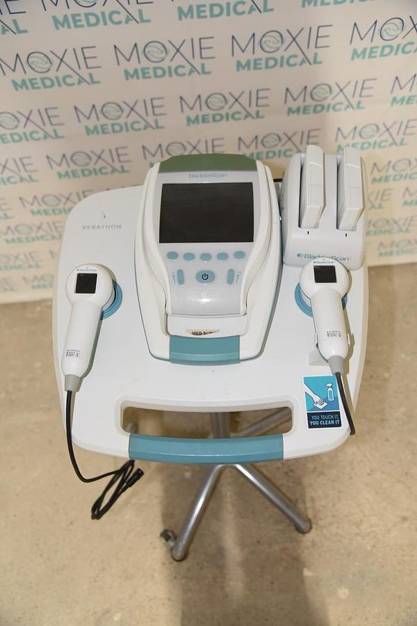 Used Verathon BVI9400 Portable 3D Ultrasound Bladder Scanner with Probe and Battery Charger 