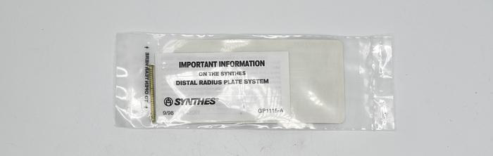 SYNTHES 401.628 2.4MM TI CORTEX SCREW SELF-TAPPING 28MM