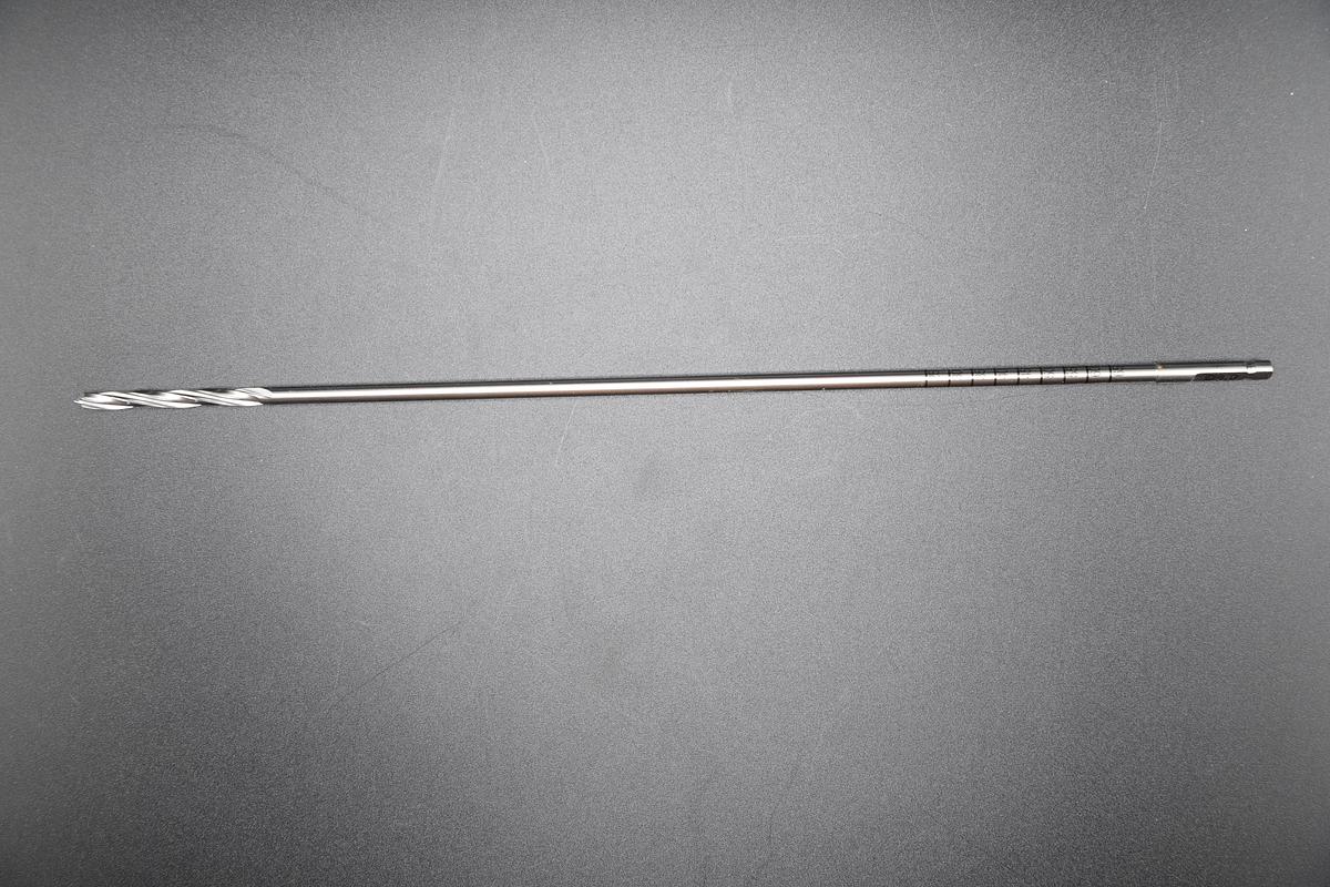 Used Synthes 357.407 Three-Fluted Drill Bit, QC, 4mm X 260mm