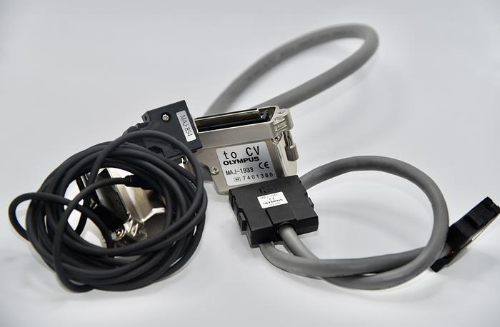 Used Olympus CV-190 EVIS EXERA III Video Processor Endoscopy, MAJ-1430 Pigtail, MAJ-1921 Keyboard with Cables and Accessories