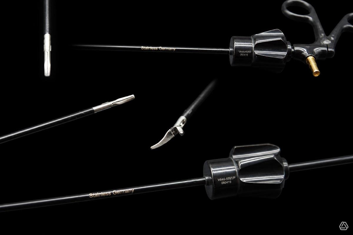 Used Avalign VM46-6551P Rigid Endoscopic Tissue Manipulation Forceps