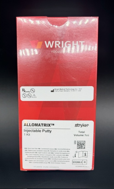 Wright Medical ALLOMATRIX 86000100 Injectable Putty Bone Void Filler