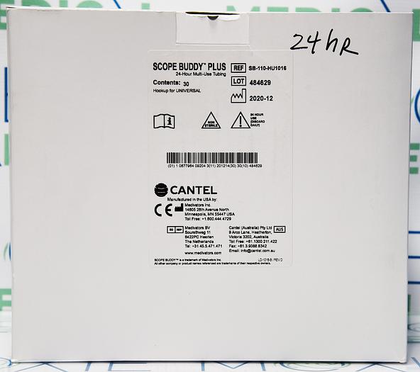CANTEL MEDIVATORS SB-110-HU1016 SCOPE BUDDY PLUS 24 HOUR MULTI-USE TUBING HOOKUP FOR UNIVERSAL, 30 PACK
