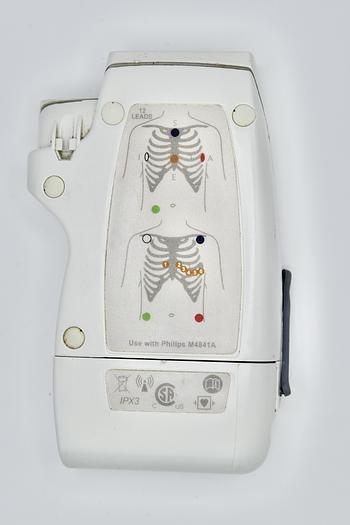 Used PHILIPS TELEMETRY TRANSMITTER 12 LEADS, USE WITH M4841A+