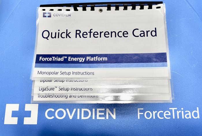 Used Covidien ValleyLab Force Triad v4.0, ForceTriad Electrosurgical Generator Footswitch E6008 and LS0300