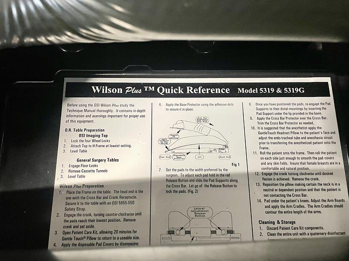 Used MizuHo OSI Wilson Frame 5319G