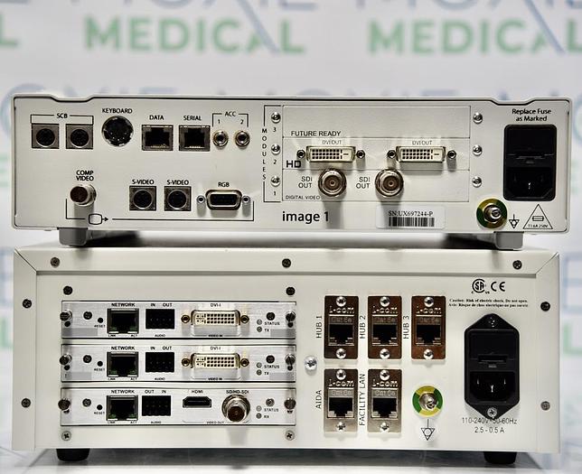 Used KARL STORZ 222010 20 SCB IMAGE 1 HUB AND STORZ XENON NOVA 175 REFERENCE 201315 20