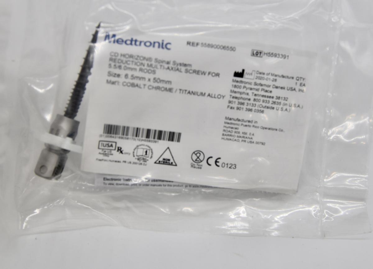 MEDTRONIC CD HORIZON SPINAL SYSTEM MULTI-AXIAL SCREW, REFERENCE 55890006550 