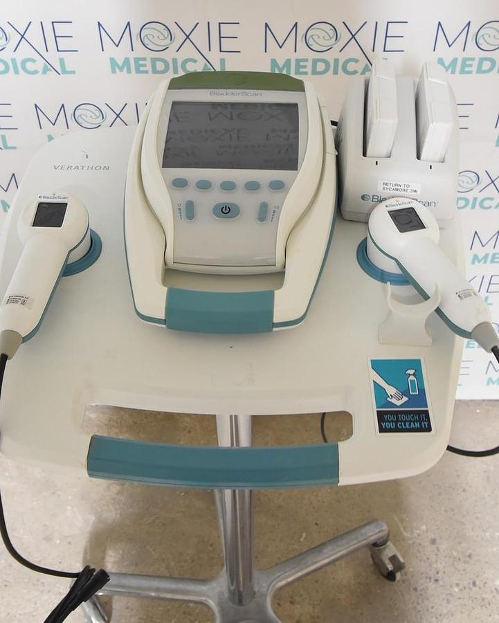 Used Verathon BVI9400 Portable 3D Ultrasound Bladder Scanner with Probe and Battery Charger 