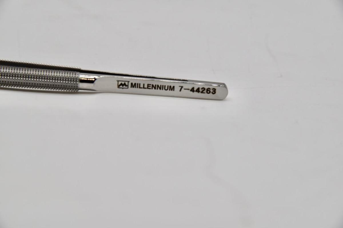 Used Millennium 7-44263 Micro Vascular Forceps, CVD, Diamond Dust Jaws, 8.5"