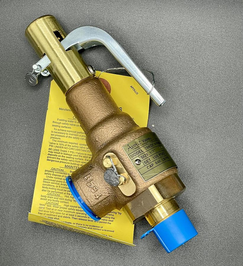 Steris P764323-459 Safety Valve Pressure Relief Valve