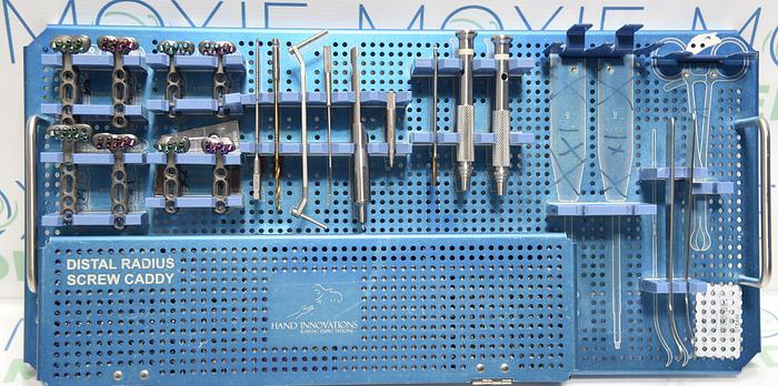 Used Hand-Innovations-DVRA-Distal-Radius-Plate-Set, BIOMET