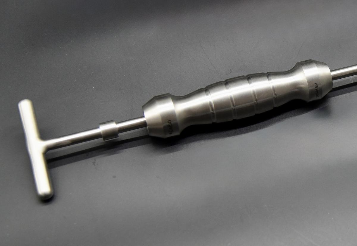 Used Depuy 2709-03-001 Femoral Extraction Slap Hammer and 2709-03-005 Hook Stem Extractor