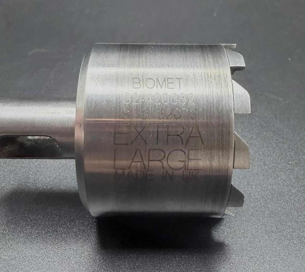 Used Biomet UK Ltd 32-420332 Spherical Cutter