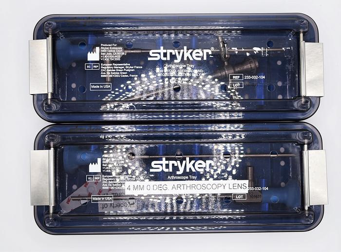 Refurbished STRYKER 4mm Arthroscopy Lens set