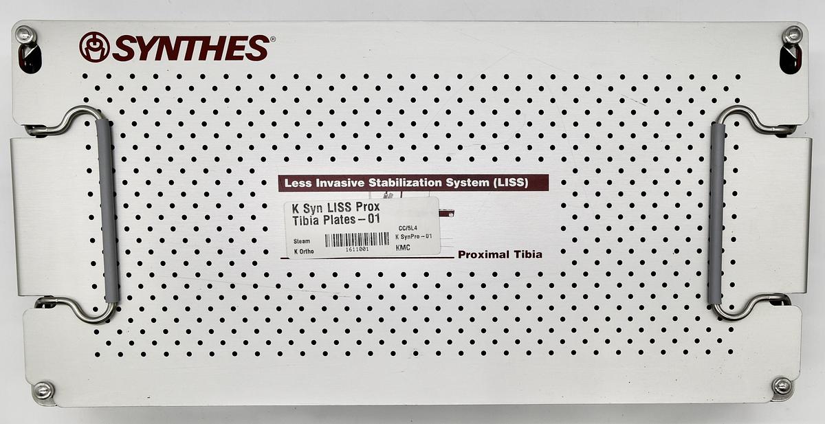 Used SYNTHES LESS INVASIVE STABILIZATION SYSTEM (LISS) TIBIAL PLATES