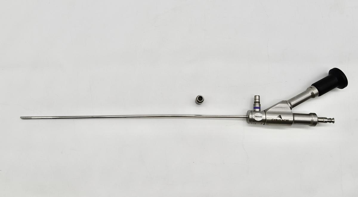 Used Gyrus ACMI MRO-733A SlimLine™ Self-Dilating Autoclavable Operating Semi-Rigid Ureteroscope