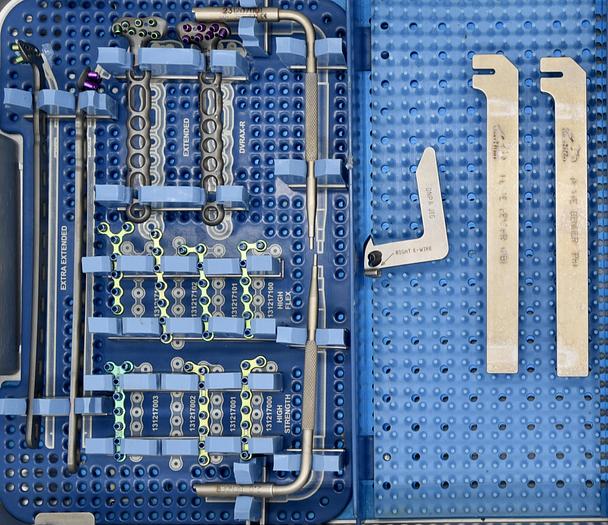 Used Biomet Orthopedic Hand Innovations Distal Radius System Set