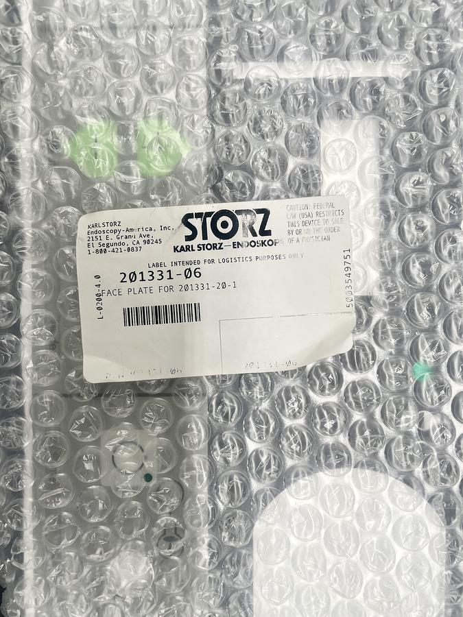 KARL STORZ 201331-06 Face Plate for 201331-20-1