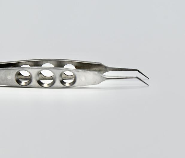 Used V Mueller OP0912-002 McPherson Tying Forceps 5mm Long, Smooth Curved Jaws