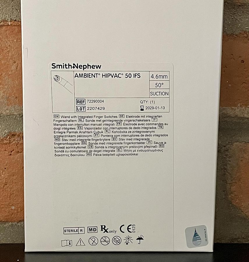 Smith & Nephew 72290004 AMBIENT HIPVAC 50 IFS Bipolar Electrode